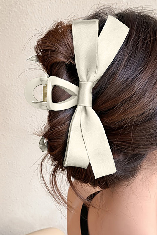 Mist Green Bow Decor Large Hair Claw Clip