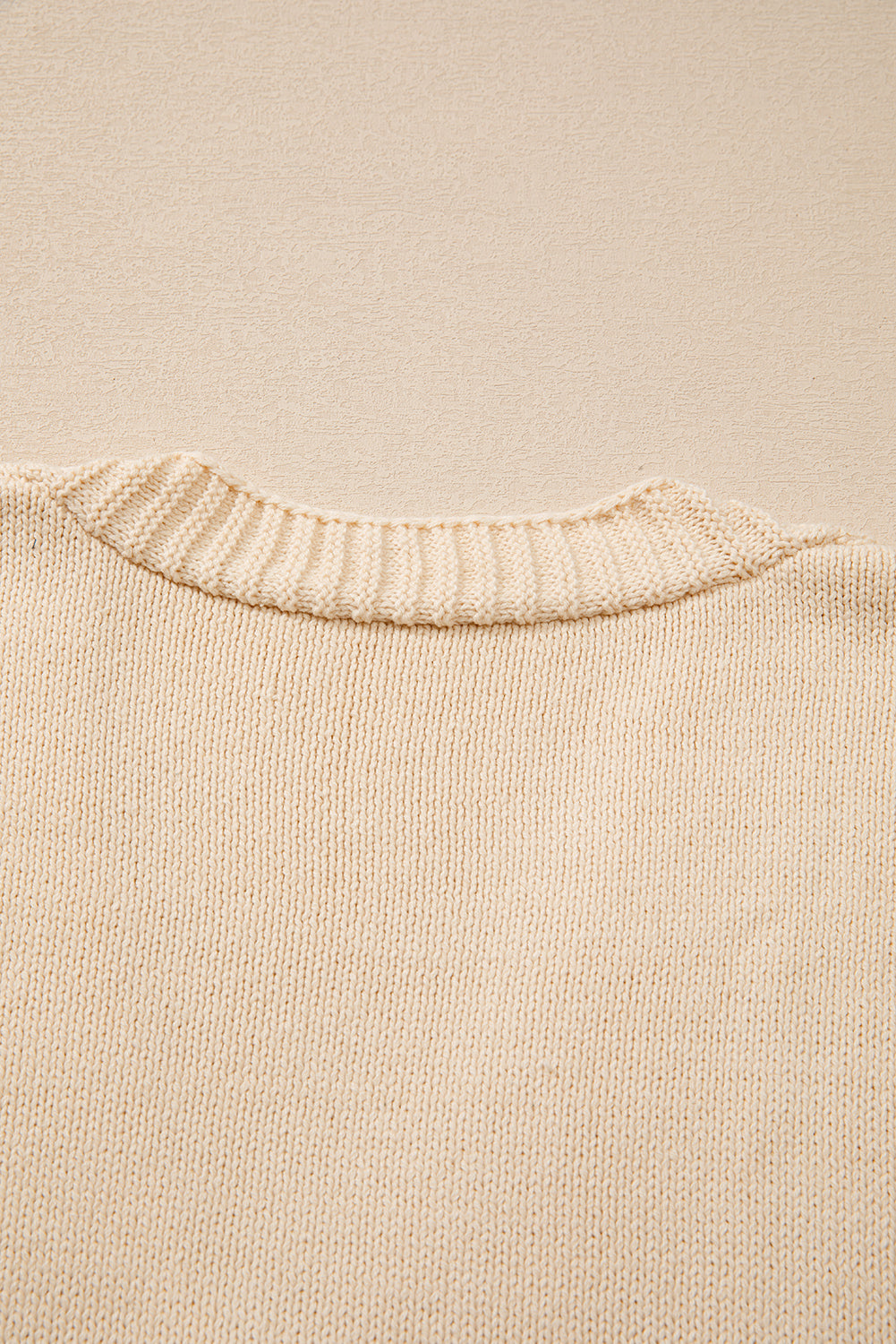 Dark Khaki Open Knit Drop Shoulder Sweater Cardigan